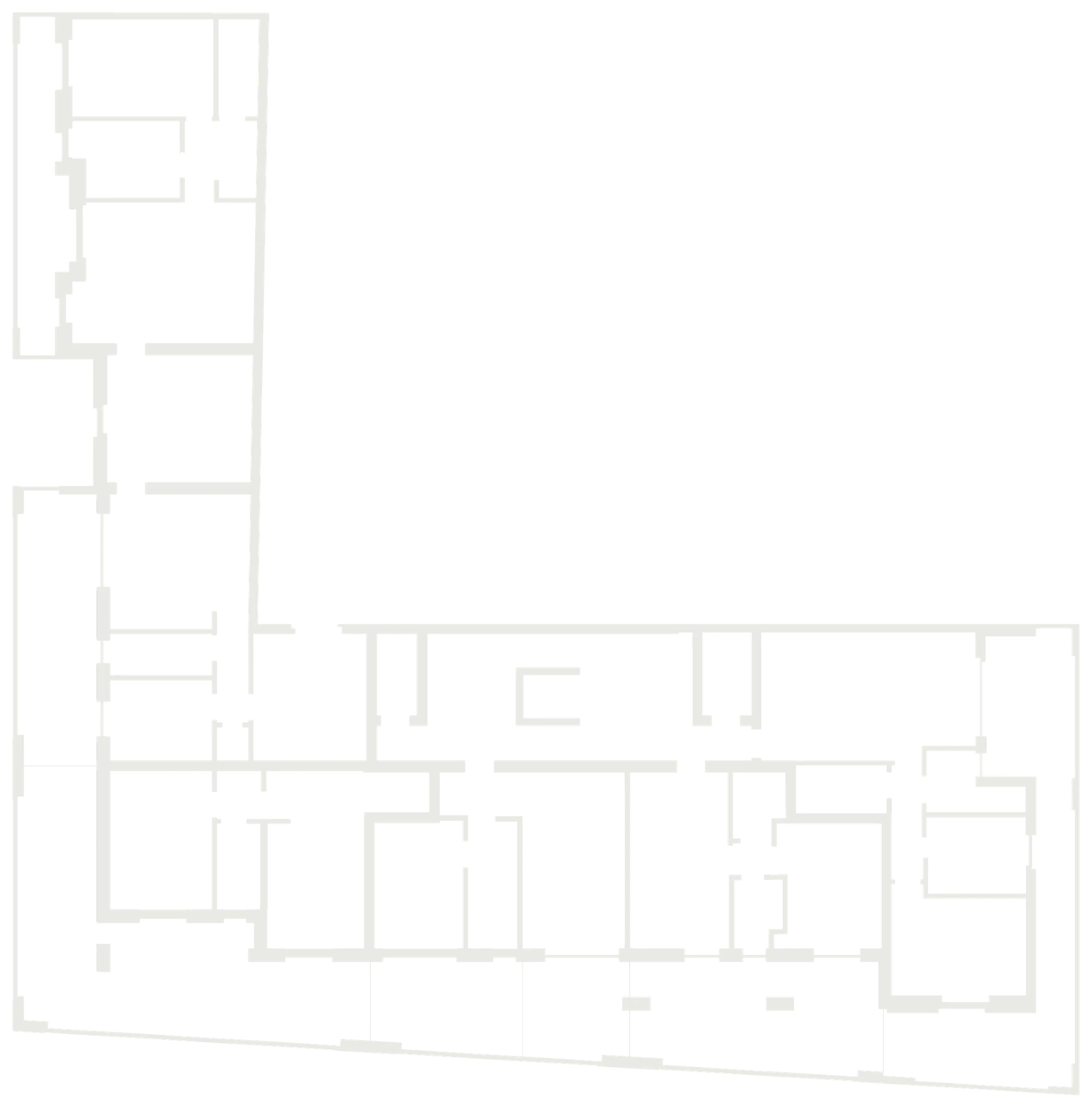 Planimetria del Piano 1, Tyrrena 7 — appartamenti a Bari