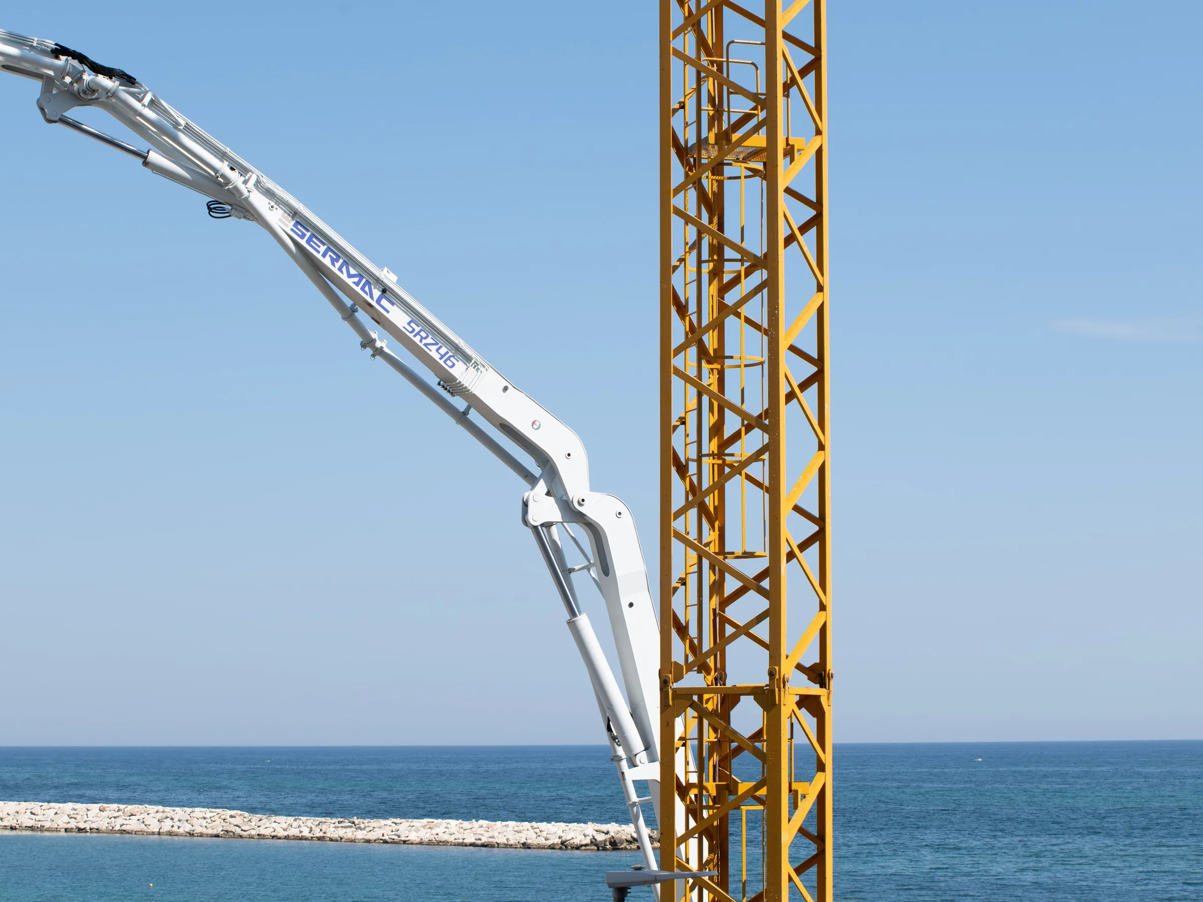 Avanzamento lavori Tyrrena 7 — getto del calcestruzzo